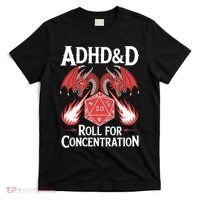 Adhd&d Adhd Roll For Concentration T-Shirt thumb 0