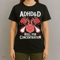 Adhd&d Adhd Roll For Concentration T-Shirt thumb 4