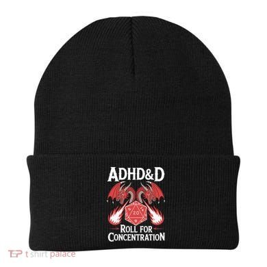 Adhd&d Adhd Roll For Concentration Beanie