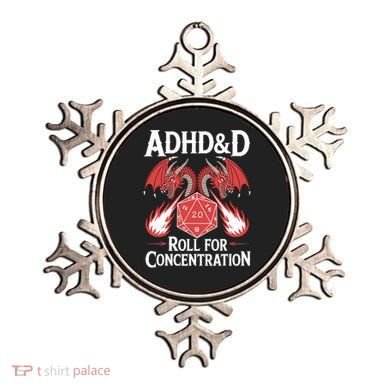 Adhd&d Adhd Roll For Concentration Ornament