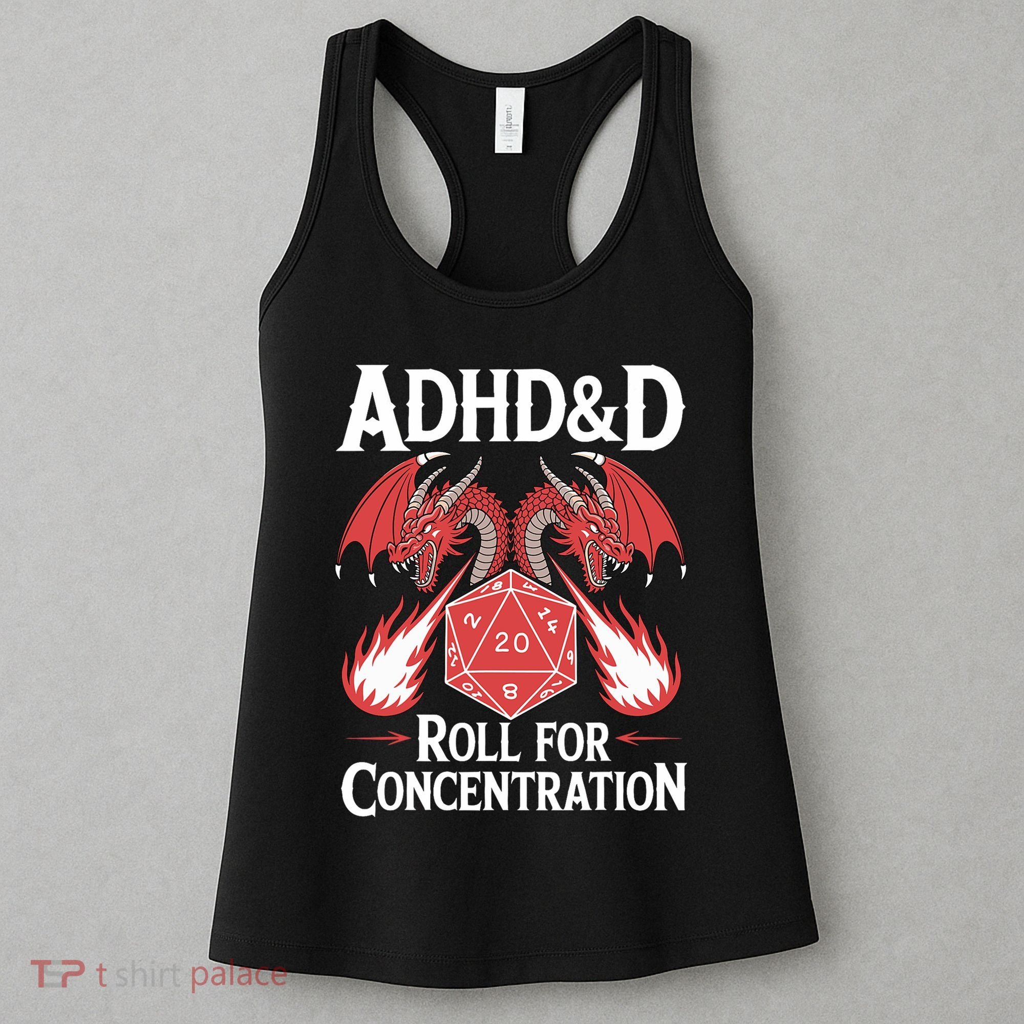 Adhd&d Adhd Roll For Concentration Women's Tank Top
