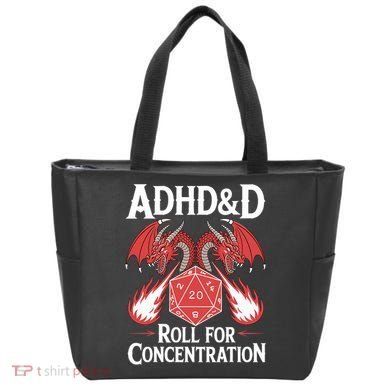 Adhd&d Adhd Roll For Concentration Tote Bag
