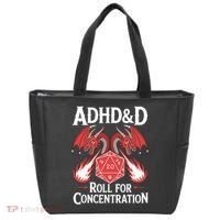 Adhd&d Adhd Roll For Concentration Tote Bag thumb 0
