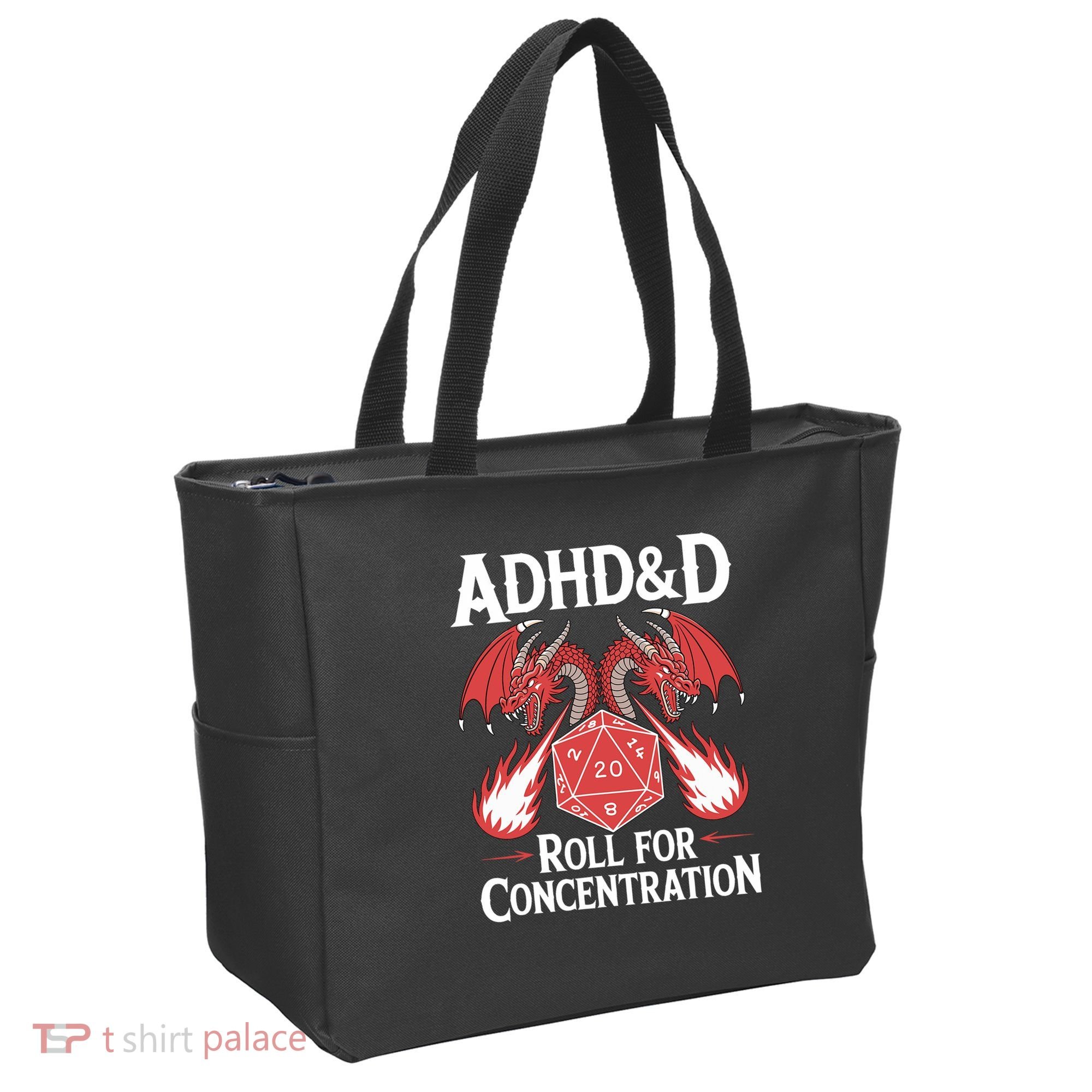 Adhd&d Adhd Roll For Concentration Tote Bag