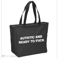 Autistic And Ready To Fuck Tote Bag thumb 2