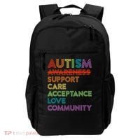 Autism Awareness Support Care Acceptance Ally Backpack thumb 0