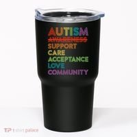 Autism Awareness Support Care Acceptance Ally Tumbler thumb 0