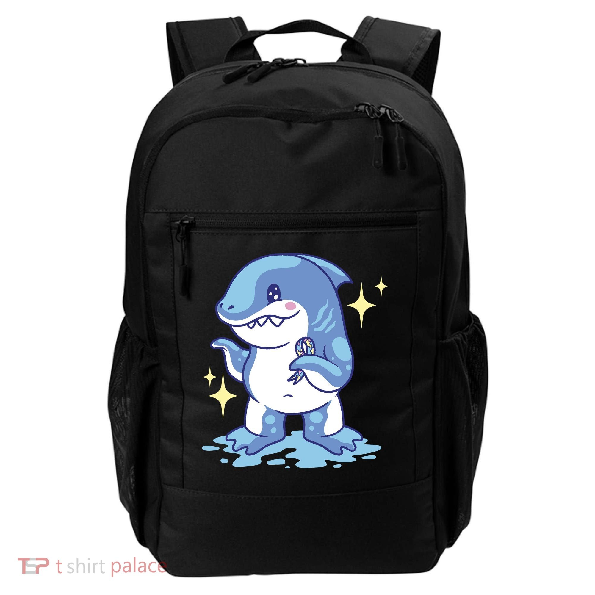 Autism Awareness Shark Ribbon Backpack