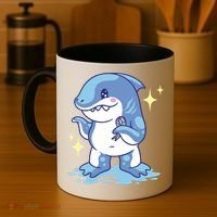 Autism Awareness Shark Ribbon Coffee Mug thumb 4