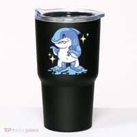 Autism Awareness Shark Ribbon Tumbler thumb 0