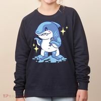 Autism Awareness Shark Ribbon Women's Sweatshirt thumb 0