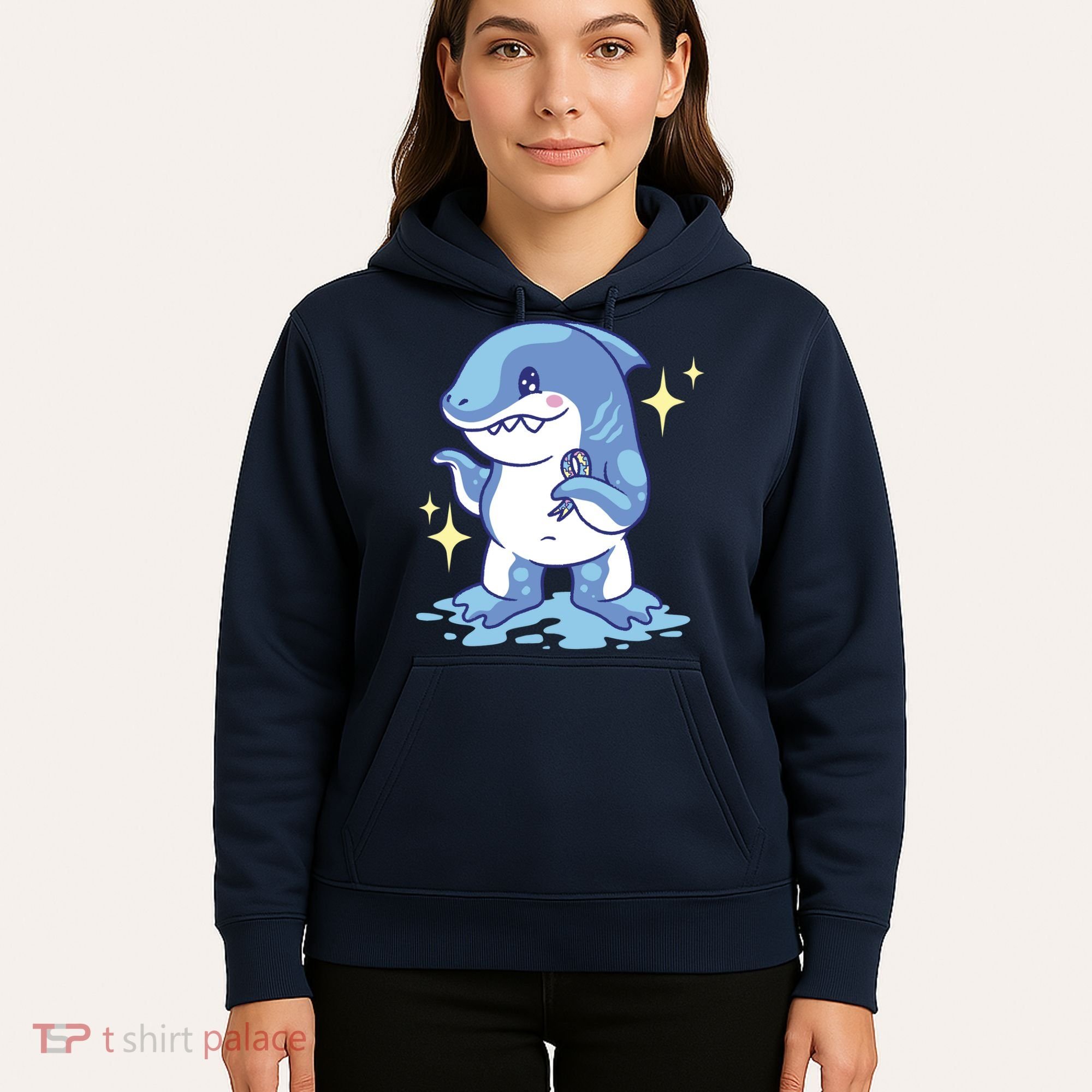 Autism Awareness Shark Ribbon Hoodie