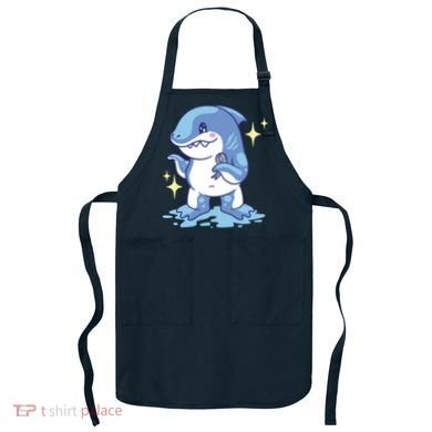 Autism Awareness Shark Ribbon Apron