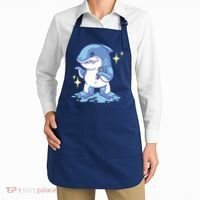 Autism Awareness Shark Ribbon Apron thumb 2