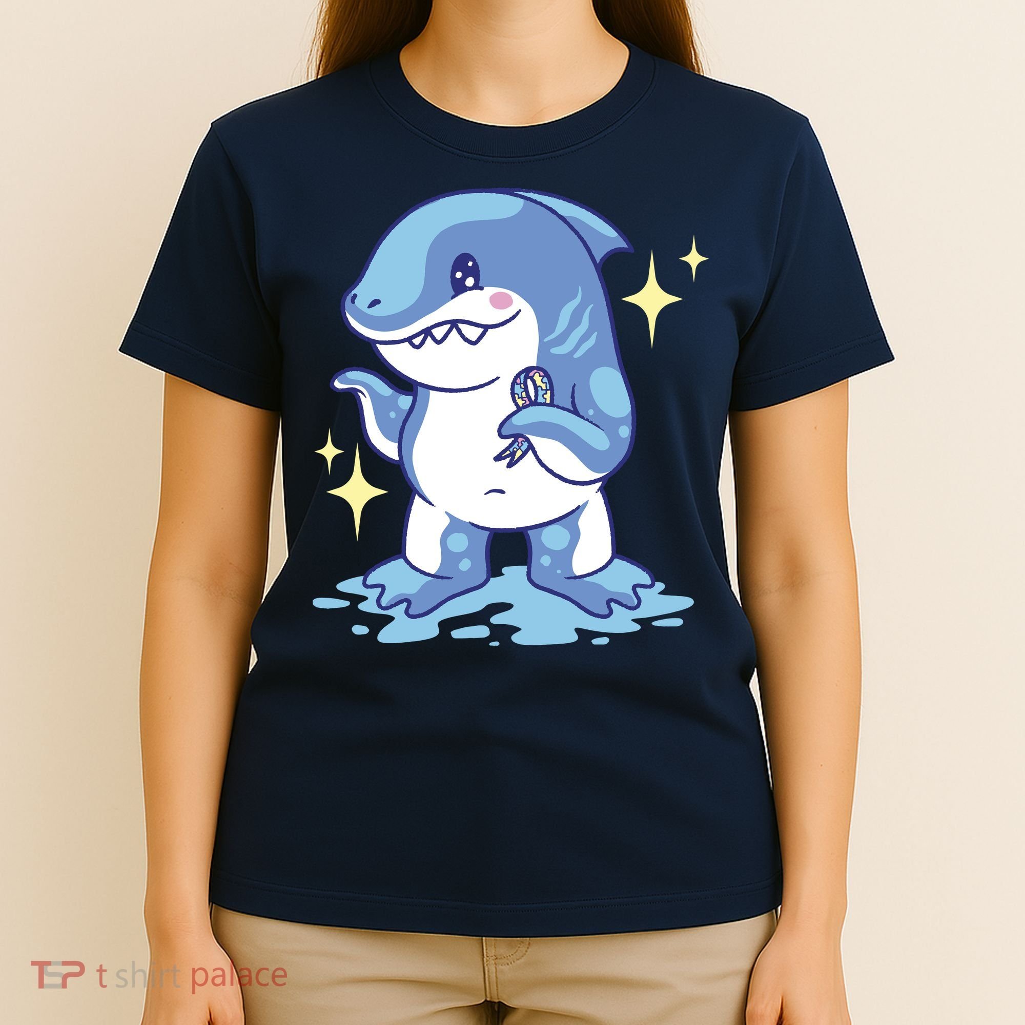 Autism Awareness Shark Ribbon T-Shirt