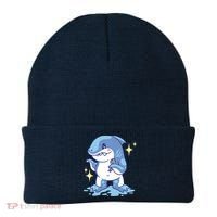 Autism Awareness Shark Ribbon Beanie thumb 0
