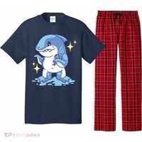 Autism Awareness Shark Ribbon Pajama Set thumb 0