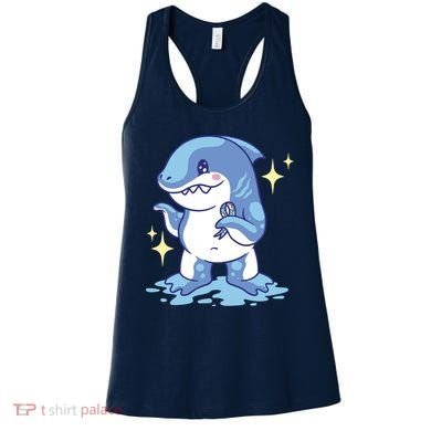 Autism Awareness Shark Ribbon Women's Tank Top