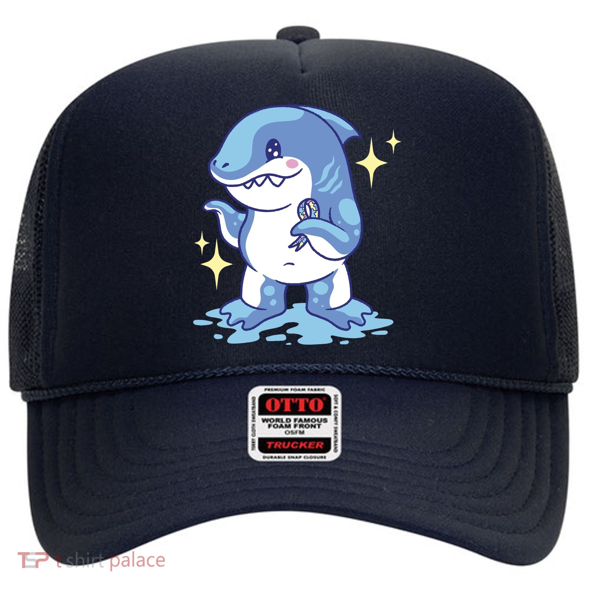 Autism Awareness Shark Ribbon Hat