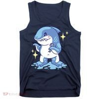 Autism Awareness Shark Ribbon Tank Top thumb 0