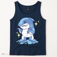 Autism Awareness Shark Ribbon Tank Top thumb 2