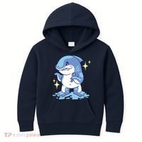 Autism Awareness Shark Ribbon Kids Hoodie thumb 0