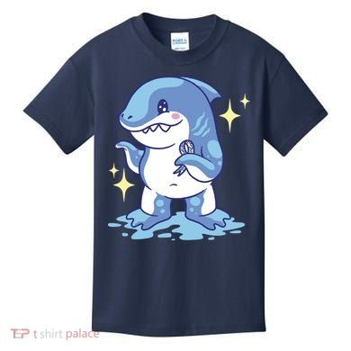 Autism Awareness Shark Ribbon Kids T-Shirt