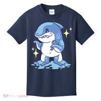 Autism Awareness Shark Ribbon Kids T-Shirt thumb 0