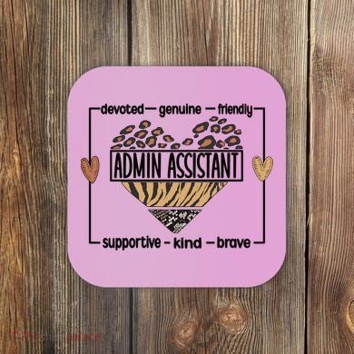 Admin Assistant Squad Administrative Assistant Gift Coaster