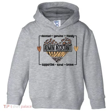Admin Assistant Squad Administrative Assistant Gift Toddler Hoodie