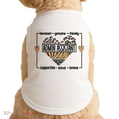 Admin Assistant Squad Administrative Assistant Gift Doggie Tank