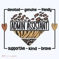 Admin Assistant Squad Administrative Assistant Gift Doggie Tank thumb 4