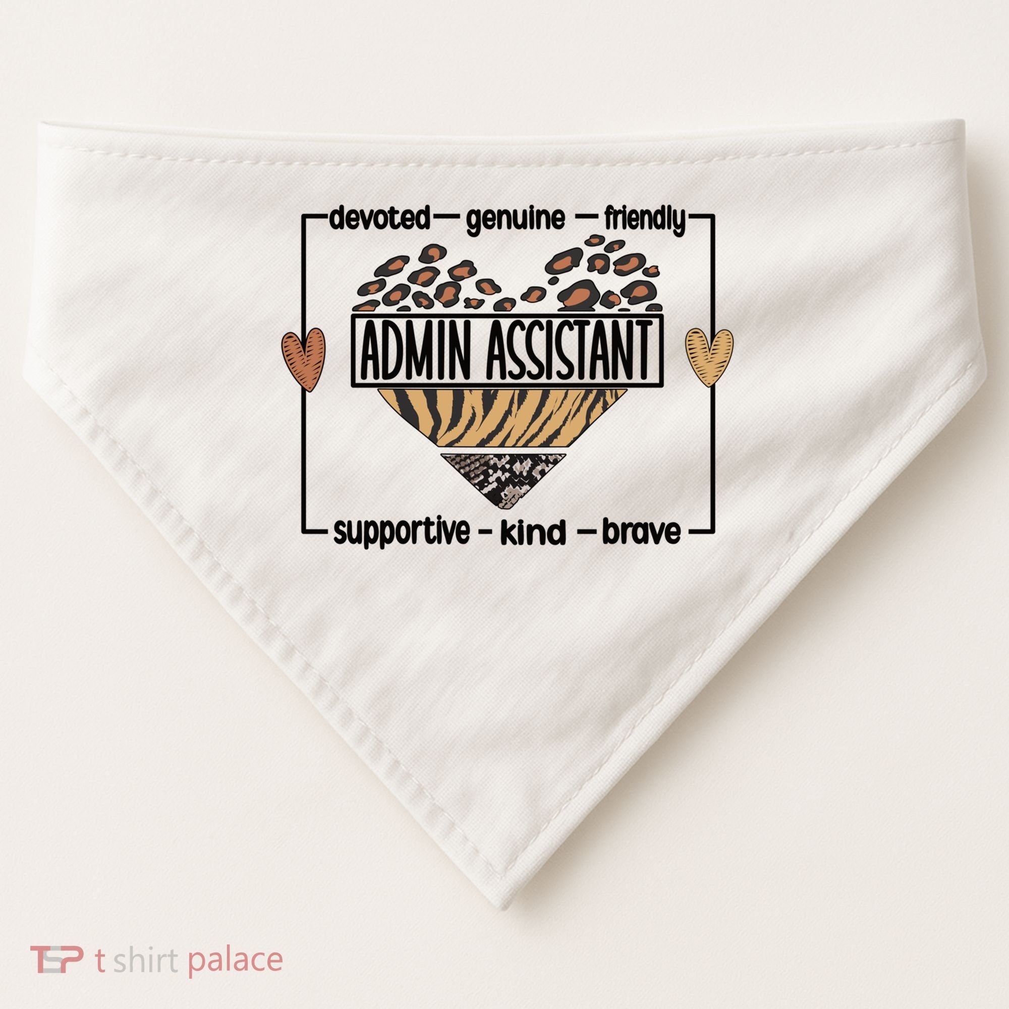 Admin Assistant Squad Administrative Assistant Gift USA-Made Doggie Bandana