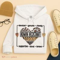 Admin Assistant Squad Administrative Assistant Gift Hoodie thumb 4