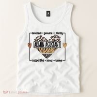 Admin Assistant Squad Administrative Assistant Gift Tank Top thumb 2