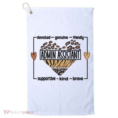 Admin Assistant Squad Administrative Assistant Gift Golf Towel