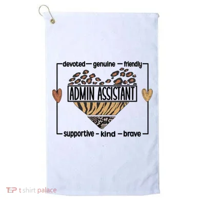 Admin Assistant Squad Administrative Assistant Gift Golf Towel