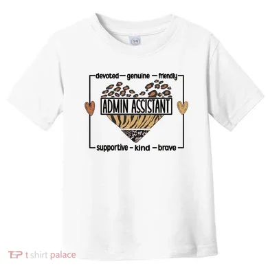 Admin Assistant Squad Administrative Assistant Gift Toddler T-Shirt
