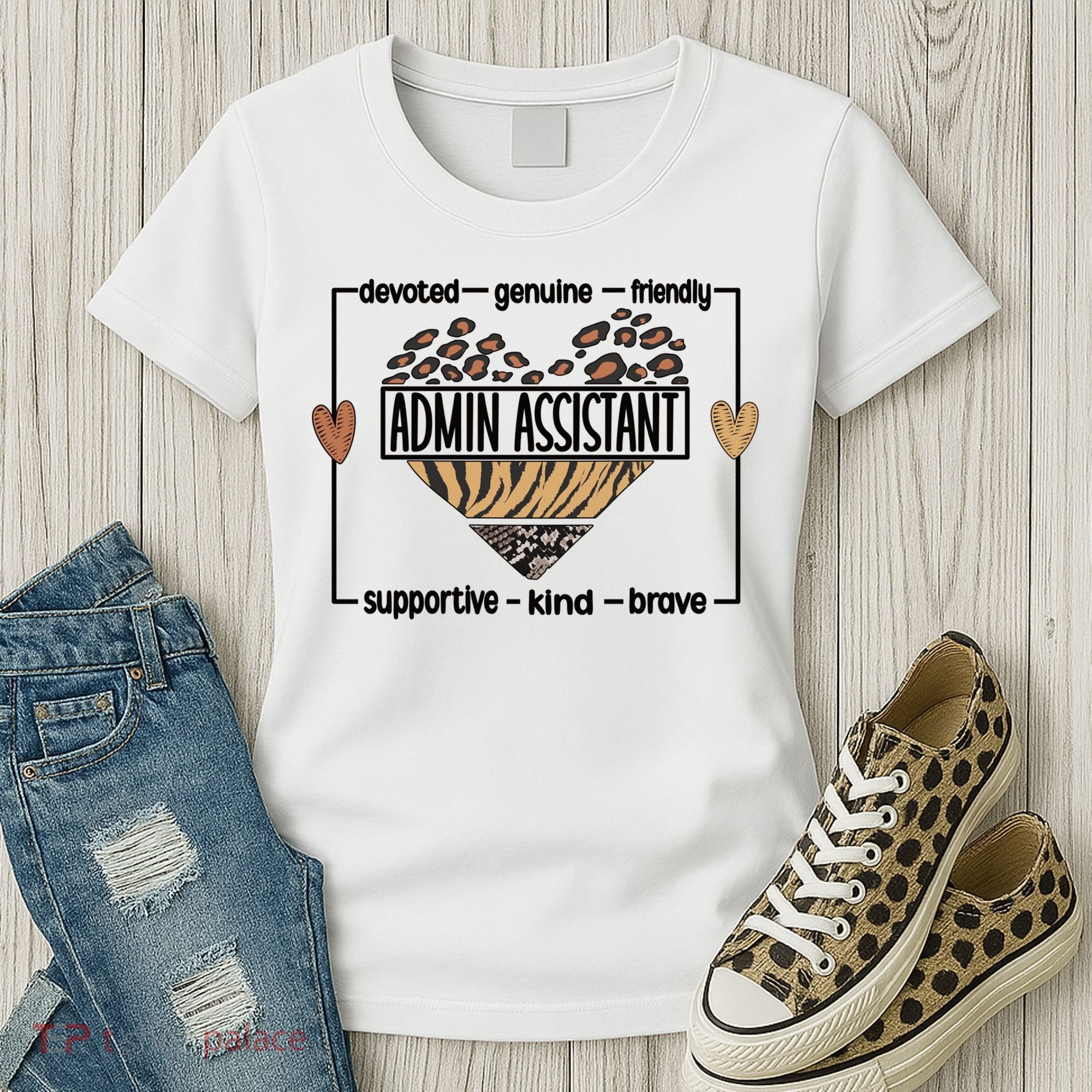 Admin Assistant Squad Administrative Assistant Gift Women's T-Shirt