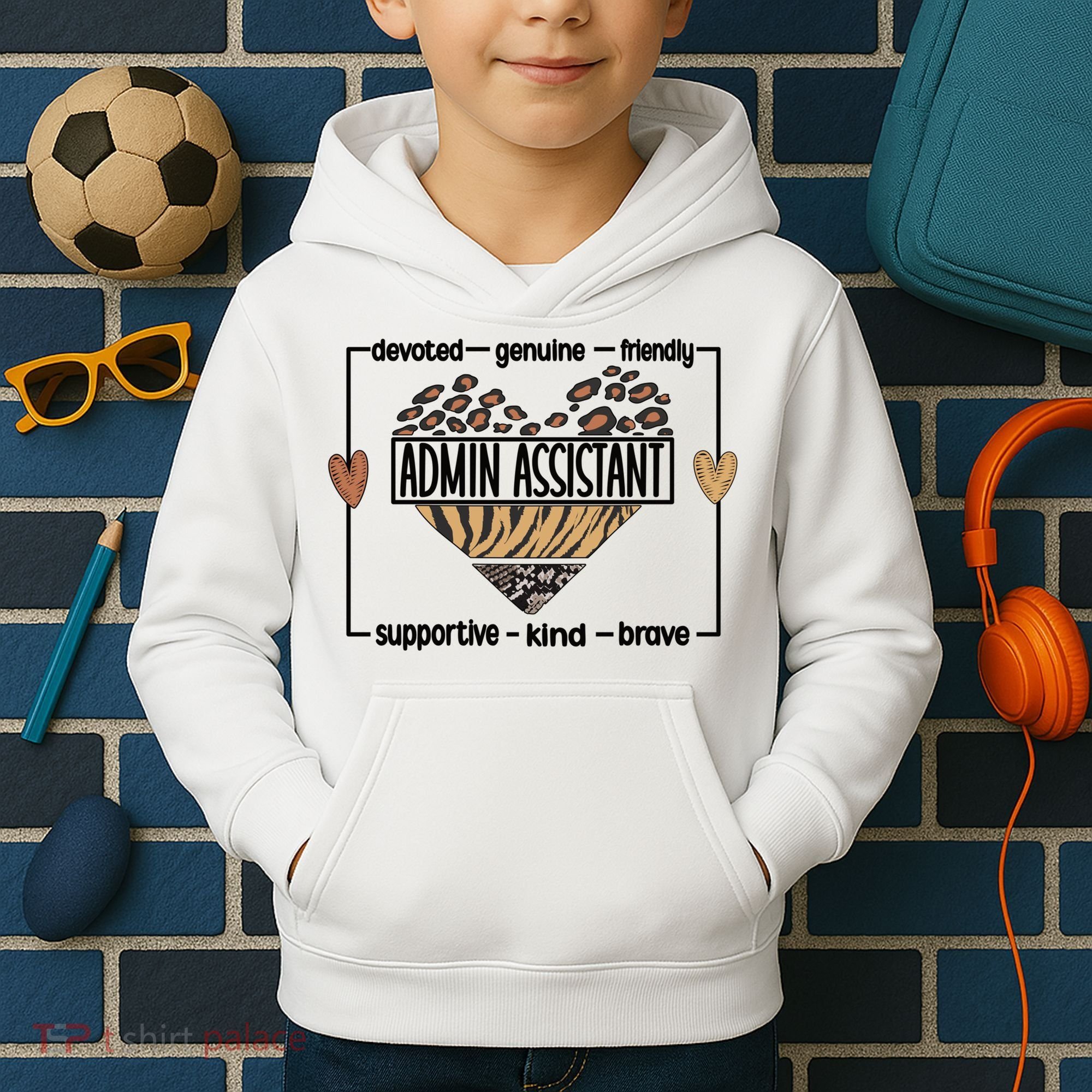Admin Assistant Squad Administrative Assistant Gift Kids Hoodie