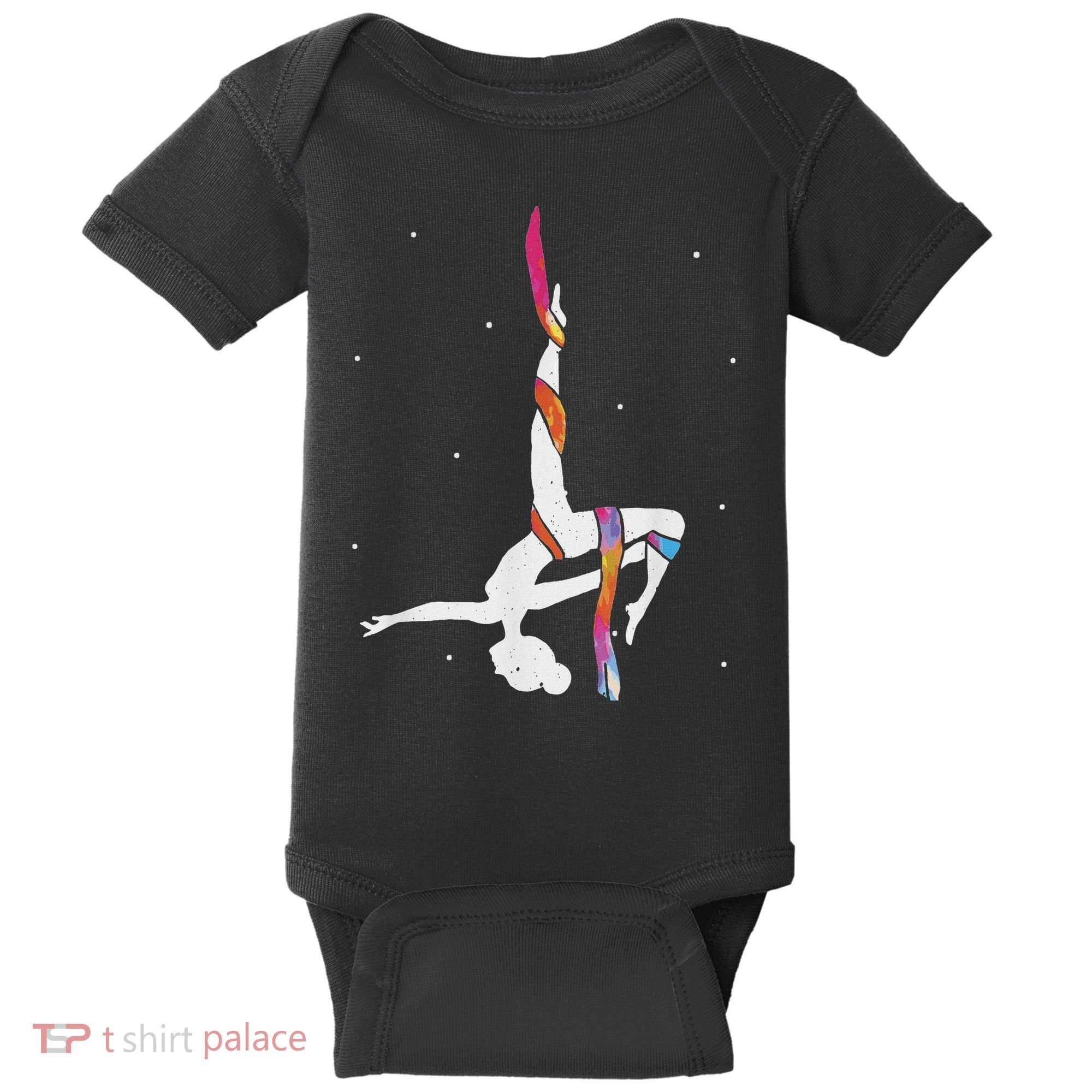 Aerialist Aerial Silk Aerial Silk Acrobatics Baby Bodysuit