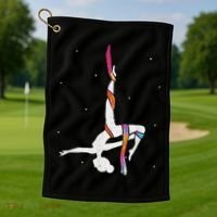 Aerialist Aerial Silk Aerial Silk Acrobatics Golf Towel thumb 1