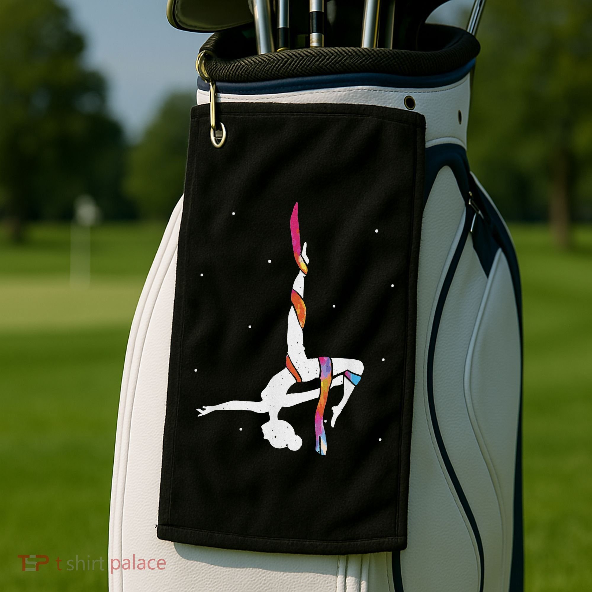Aerialist Aerial Silk Aerial Silk Acrobatics Golf Towel