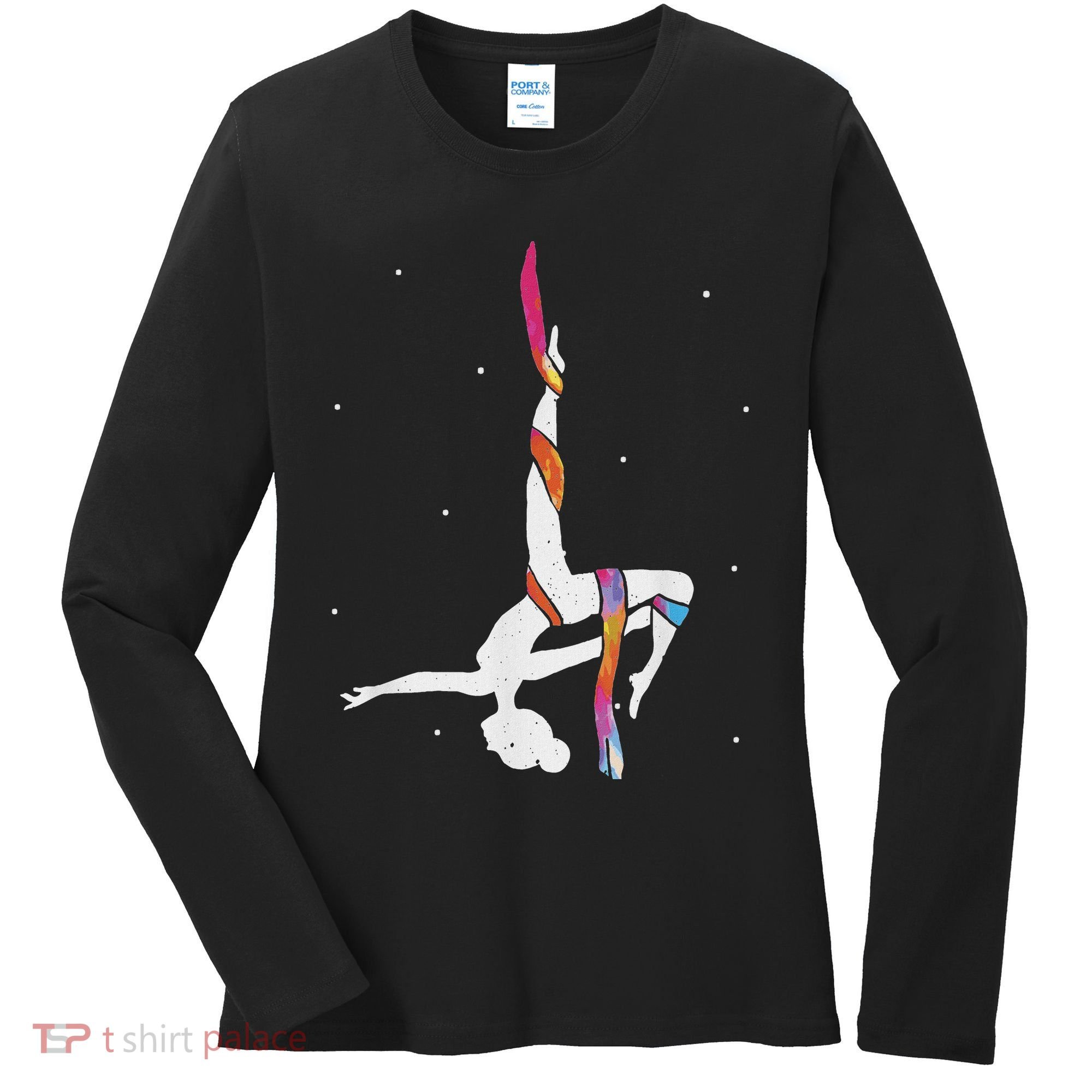 Aerialist Aerial Silk Aerial Silk Acrobatics Women's Long Sleeve Shirt