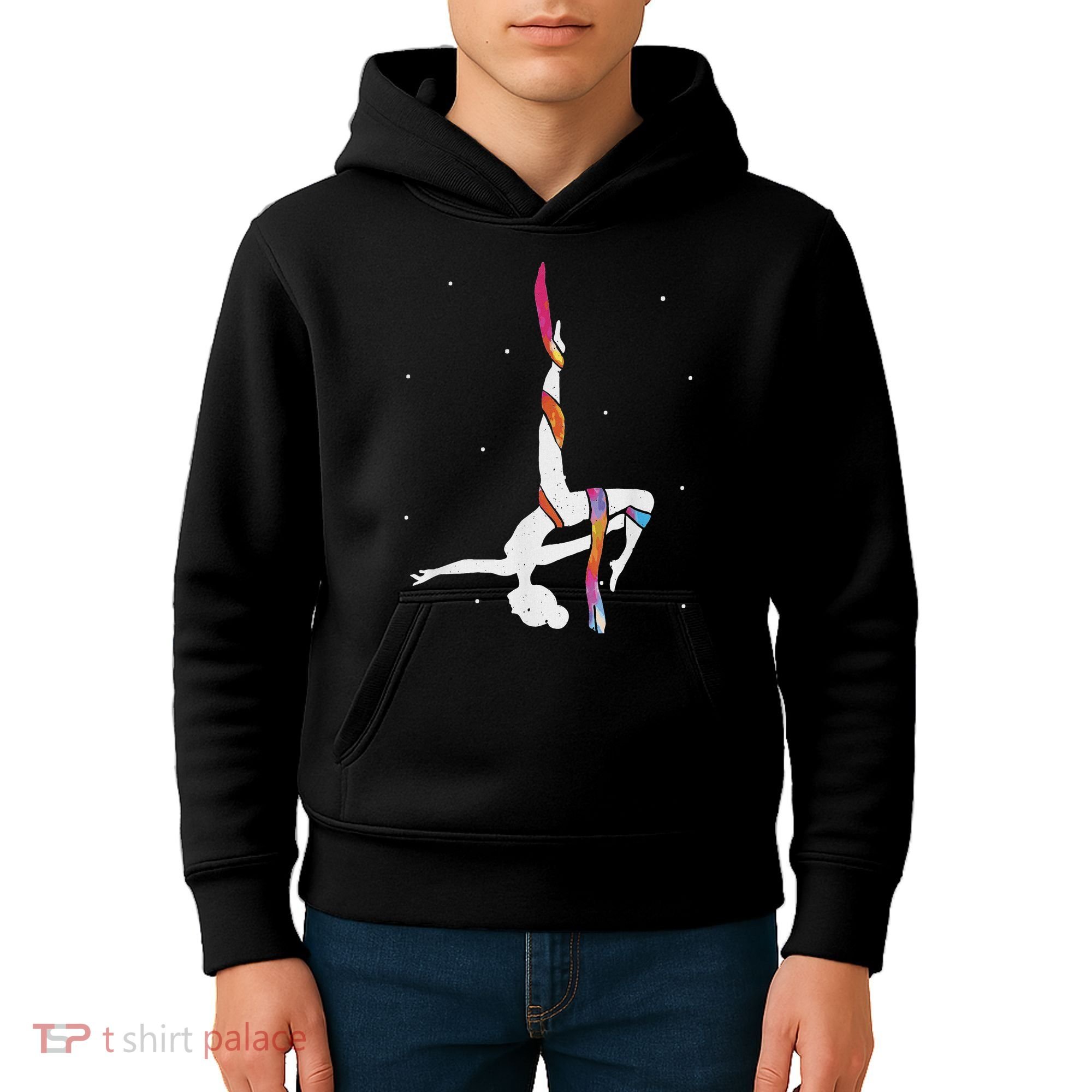 Aerialist Aerial Silk Aerial Silk Acrobatics Kids Hoodie