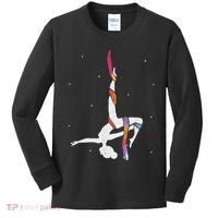 Aerialist Aerial Silk Aerial Silk Acrobatics Kids Long Sleeve Shirt thumb 0