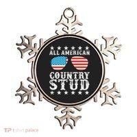 All American Stud Boy Country 4th of July USA Flag Gift Ornament thumb 0
