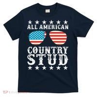 All American Stud Boy Country 4th of July USA Flag Gift T-Shirt thumb 0