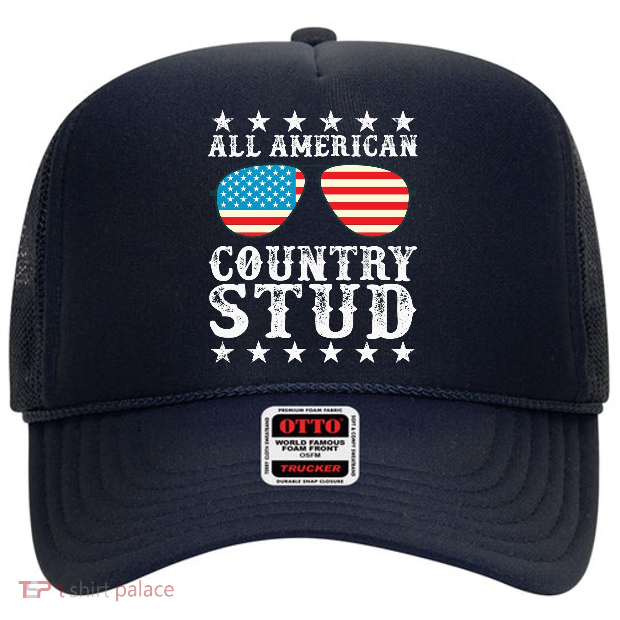 All American Stud Boy Country 4th of July USA Flag Gift Hat