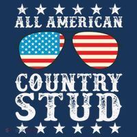 All American Stud Boy Country 4th of July USA Flag Gift Kids Hoodie thumb 5